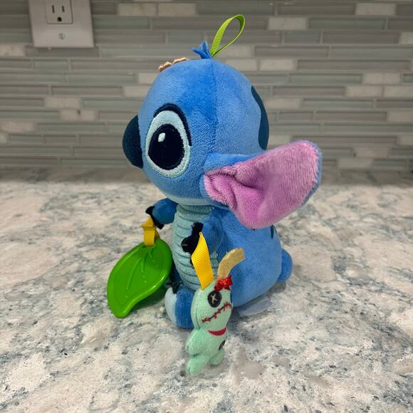 Disney Baby Stitch On The Go 7.5" Stroller Activity Toy ~ Lilo & Stitch - Picture 2 of 6